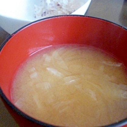 大根と玉ねぎのお味噌汁